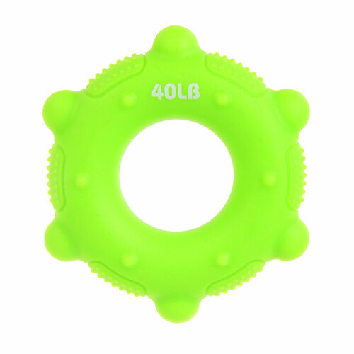 SILAPRO Эспандер кистевой 40 LB d85см силикон зеленый 5 штук 1945₽