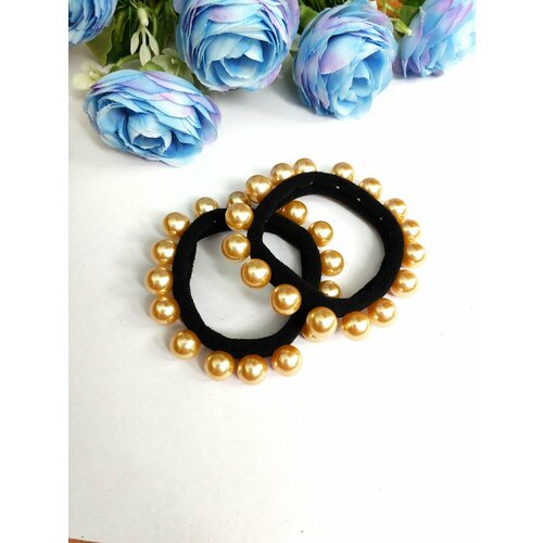 Золотые Бусины - Резинки для Волос 2шт 499₽