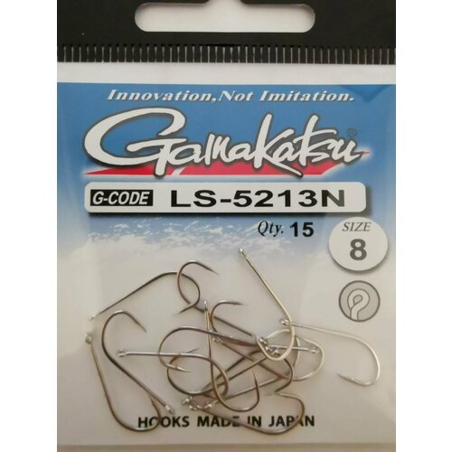 Крючки Gamakatsu LS-5213N № 8 (15шт)