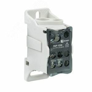 фото Блок распределительный КБР на DIN-рейку и монтажную панель 125A EKF PROxima