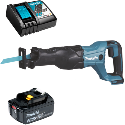 Аккумуляторная сабельная пила Makita DJR186RF1 18V 1x3Ah Li-Ion 37186₽