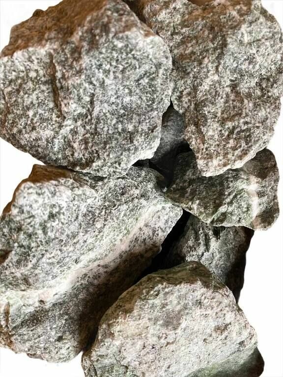 Камни для бани Жадеит колотый 20 кг. Хакасия (мешок)