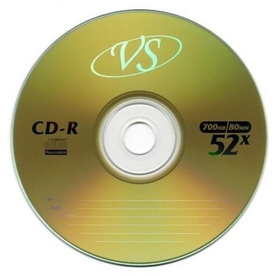 Диск VS CD-R 80 52x Bulk/50 — фото 1