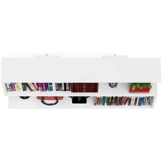 Шкафы, Полки Xiaomi Полка Свк Мори 1200, цвет белый, ШхГхВ 120х21х64,8 см, универсальная сборка