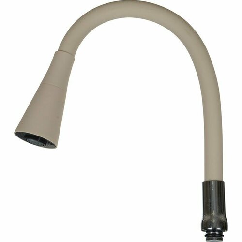 Излив гибкий с лейкой "колокольчик" 49см MELODIA MKP20907 бежевый