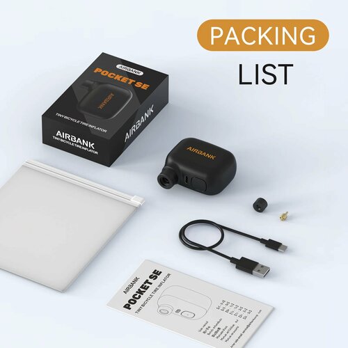 AIRBANK Pocket SE Беспроводной электронасос для велосипеда Pocket SE 2947₽