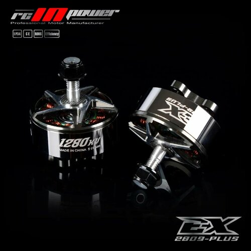 Foxeer RCinpower EX2809 Plus Motor 2809 1280KV для FPV дронов, 1pc 1280KV
