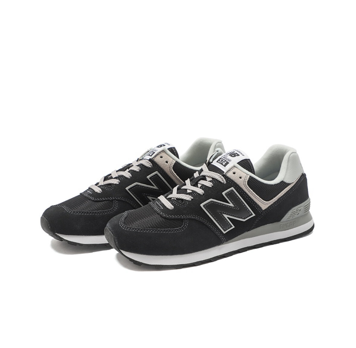 Кроссовки New Balance 574, полнота D, размер 275 mm | EU 43 | RU 42 | US 9,5, черный — фото 1