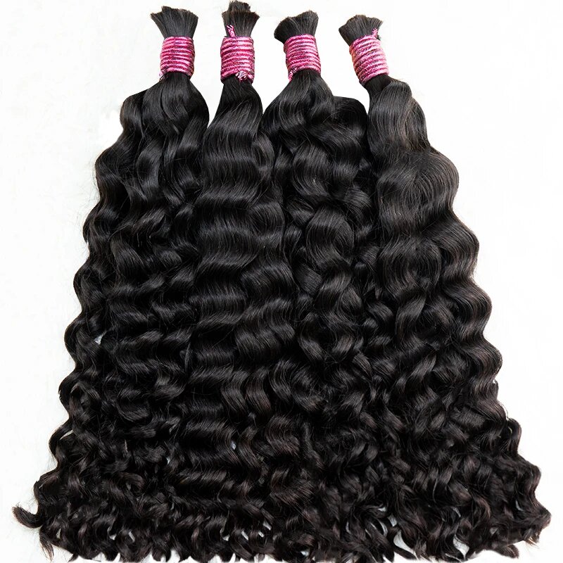 Натуральные волосы Max Hair, индийские, вьетнамские, 100г, Loose Deep hair, 22inches 55CM, 50g small sample, > = 50%