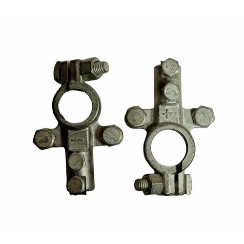 Клеммы АКБ евро латунь лужённые +/- (комплект 2шт.)