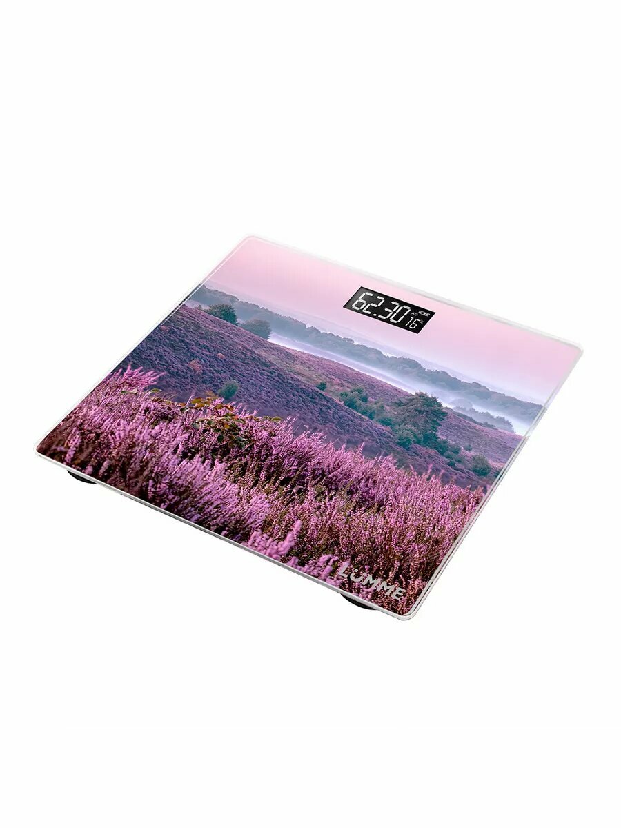 фото LUMME LU-1328 морозное утро весы напольные сенсор, встроенный термометр