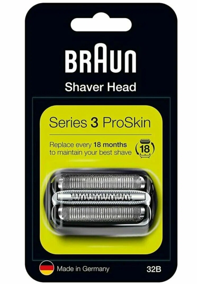 Кассета ( сетка с режущим блоком ) Braun Series 3 ( 32B )