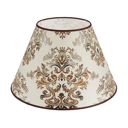 RAZSVET Абажур для светильника 40 см E27 золотистый узор Razsvet RZ-2040-2-15