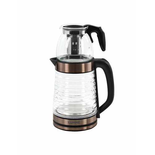 Чайный набор Электрический чайник LUMME LU-KT4114A черный 2 л 2428₽