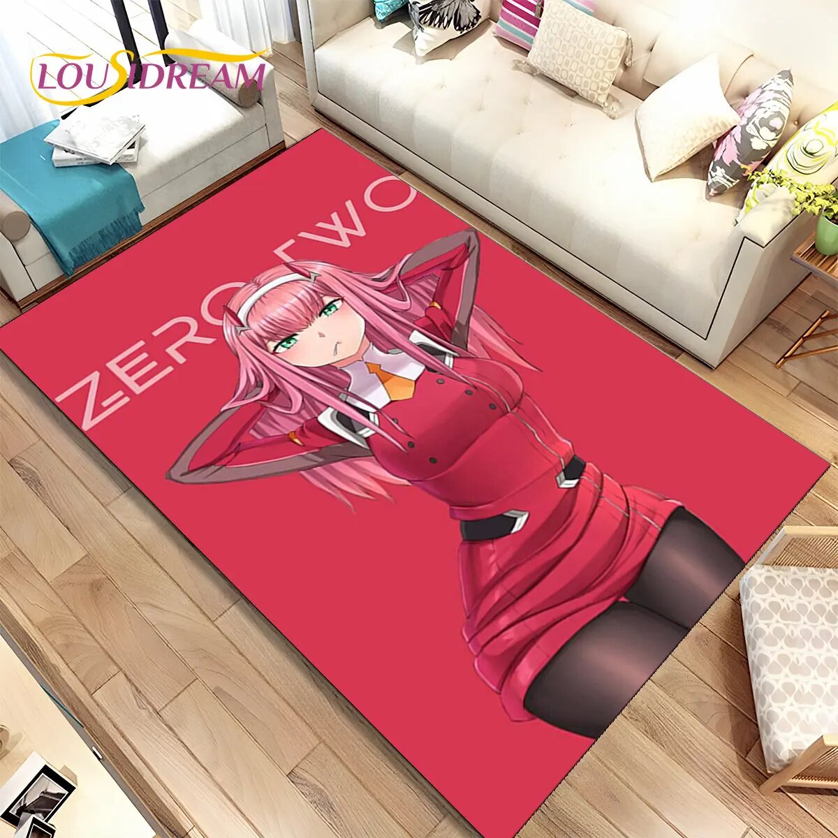 Коврик Anime Zero Two DARLING In The FRANXX LOUSIDREAM — фото 1