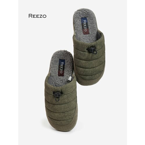 фото Тапочки reezo, размер 45-46, хаки