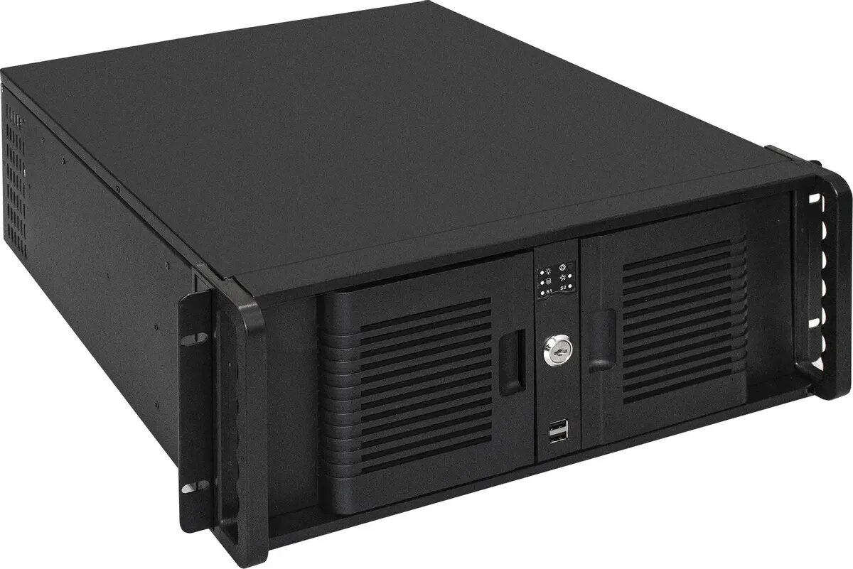 Корпус серверный 4U Exegate EX293246RUS RM 19", глубина 480, БП 1100RADS, USB - фото №1