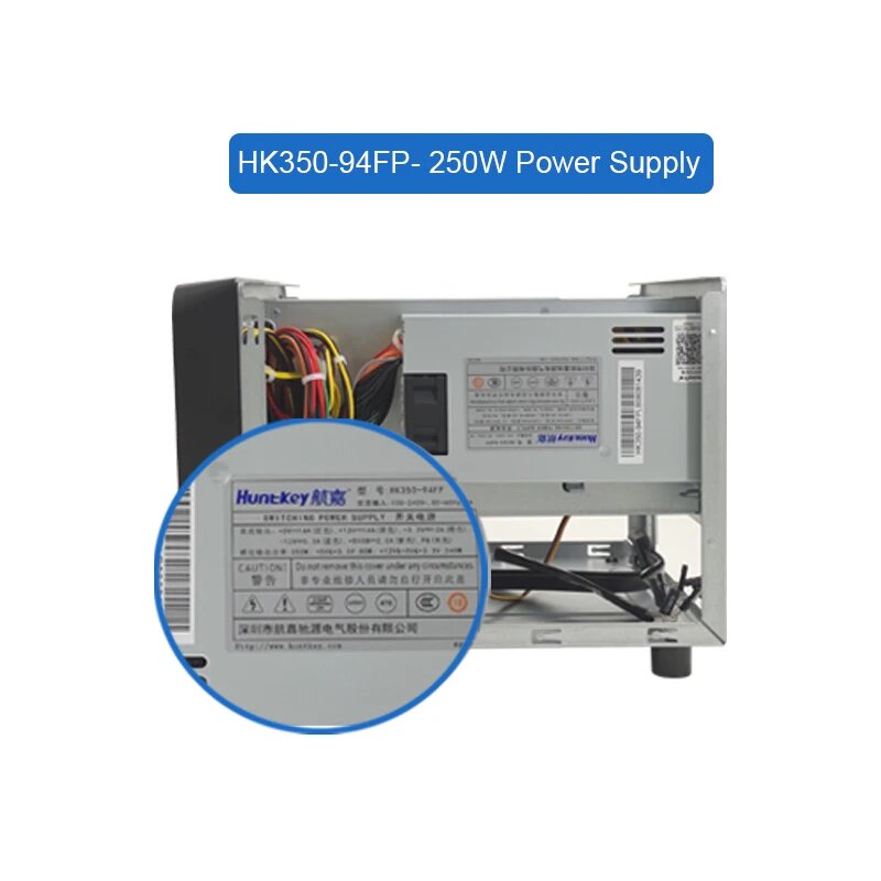 Whaleve настольный корпус для NAS 4 отсека, With 250W PSU