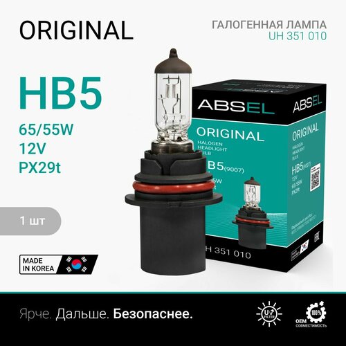 ABSEL Лампа галогенная HB5 PX29t 12V 6555W ORIGINAL 510₽