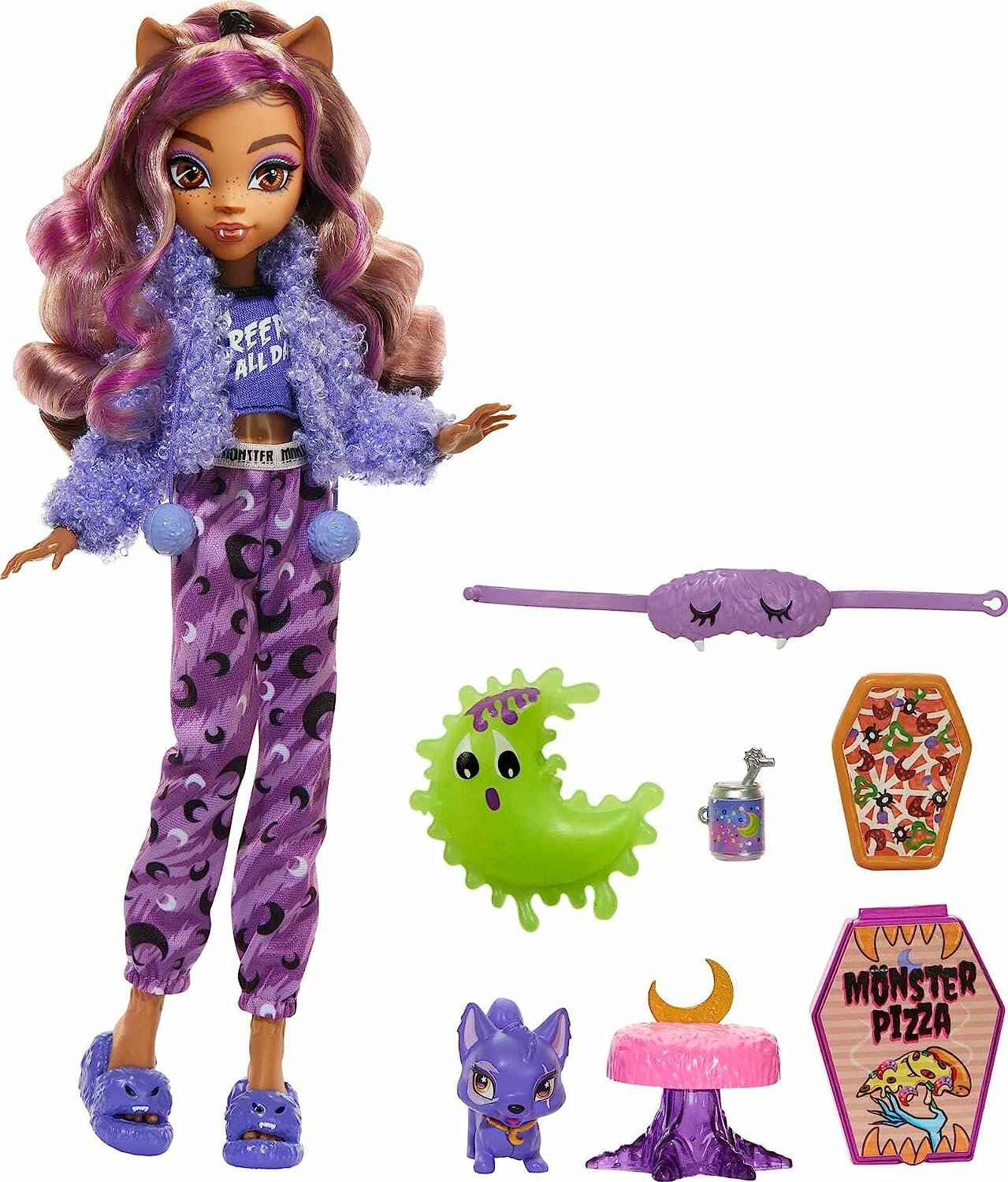 Кукла модельная Monster High Creepover Party Clawdeen