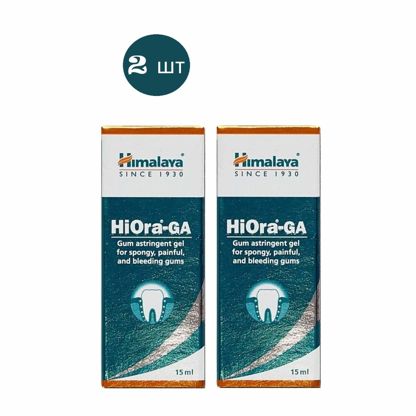 Himalaya хиорага Аюрведический гель для десен  HIORAGA Gel Хималая 15 мл  2 шт