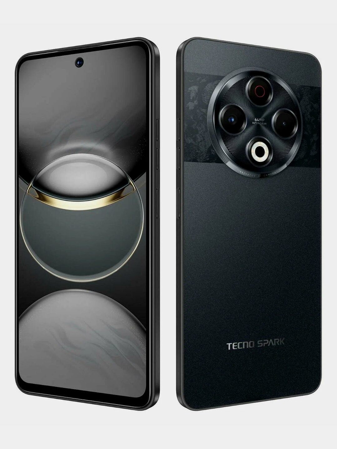 Смартфон TECNO Spark 30 8/256 GB, 64MP, 90Hz, 5000mAh, MediaTek Helio G91, Black — фото 1