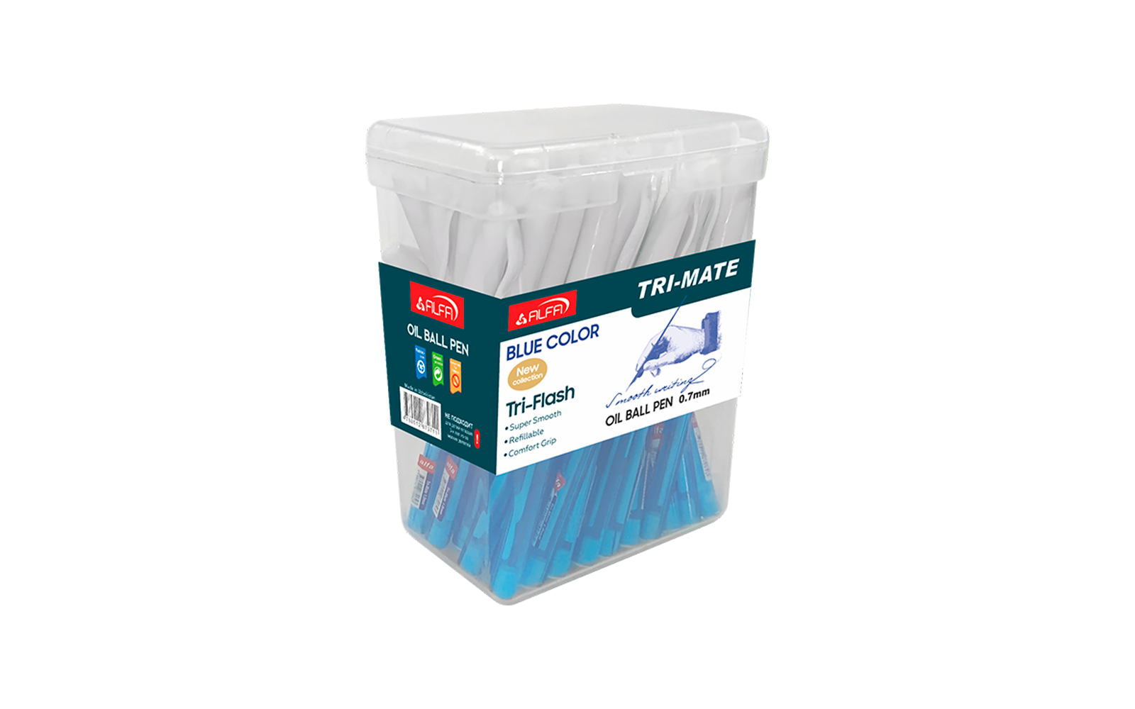 Шариковые ручки Alfa -Tri Mate 1BP030