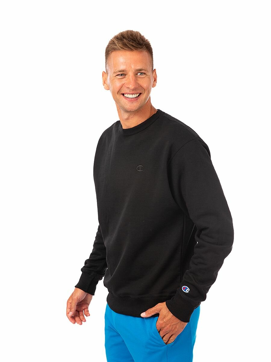 Джемпер CHAMPION, размер M, черный, Черный — фото 1