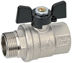 Кран шаровой Bugatti а.307 Oregon усиленный с внутренней-наружной резьбой г/ш б-ка Rp1/2 03070060