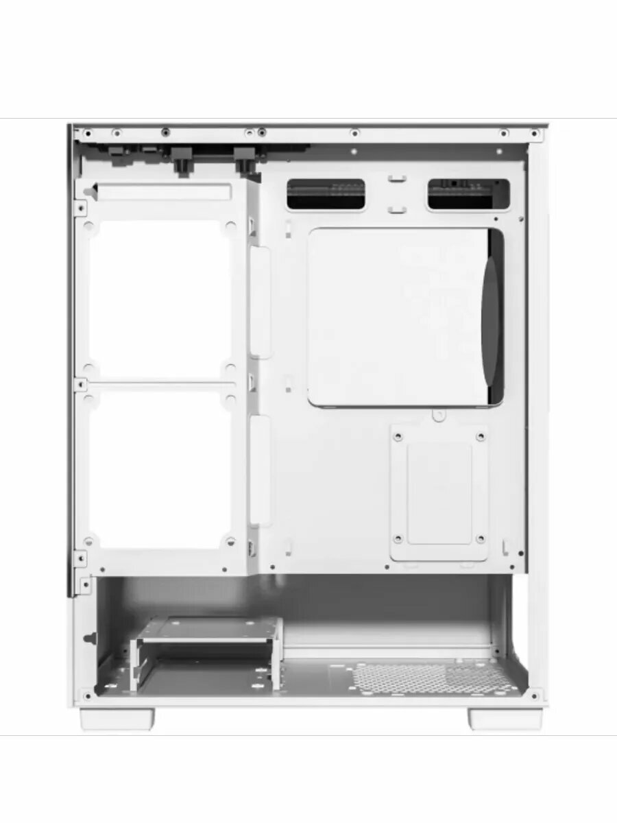 Корпус для ПК Vision Micro M2, Tempered Glass, белый, mATX — фото 1