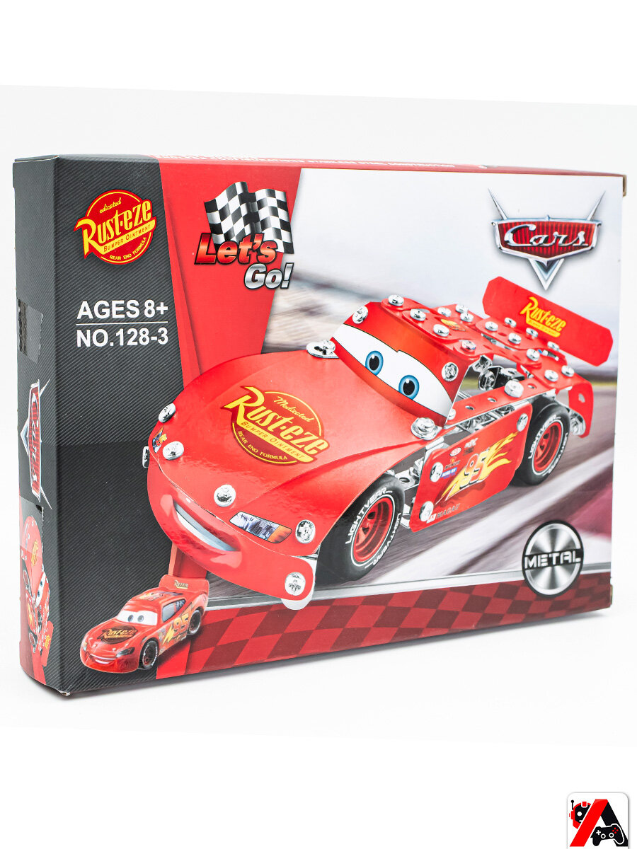 Конструктор металлический Тачки "Молния Маккуин"