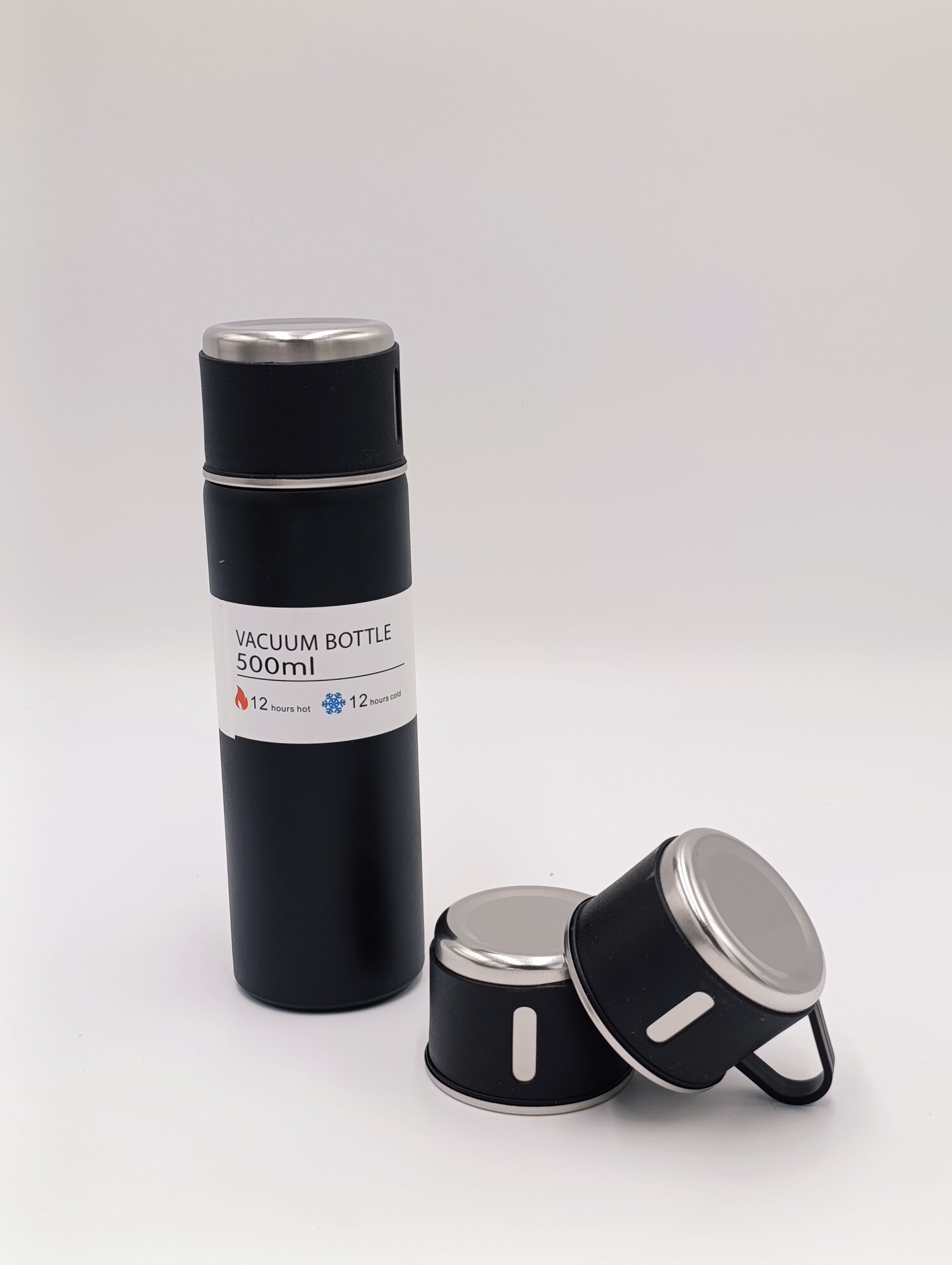 Термос Savdo Vacuum Bottle, нержавеющая сталь, в форме чашки, 500 мл