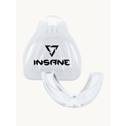 Капа боксерская 1-челюстная взрослая INSANE LION IN24-MG200, силикон, прозрачный, с футляром