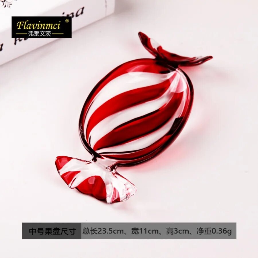Керамическая ваза для фруктов Red medium size