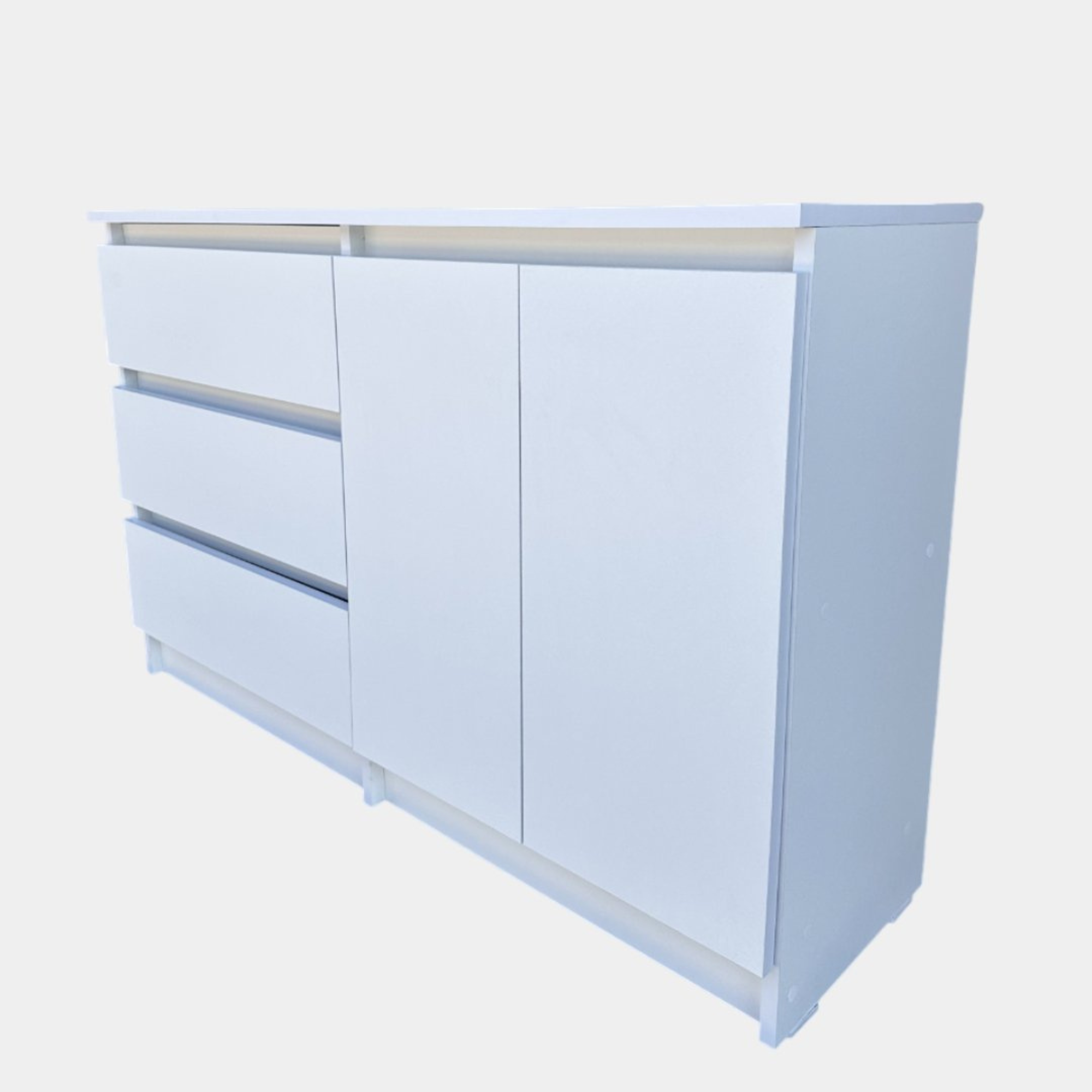 Комод Martin, для вещей, с ящиками, ЛДСП, белый, 110х71х33 см — фото 1