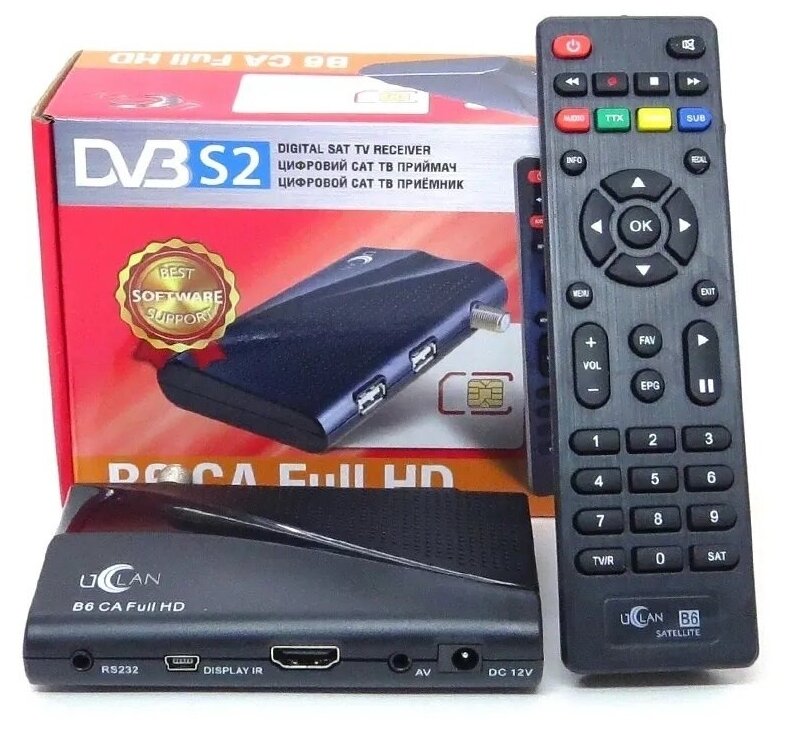 Спутниковый ресивер uClan B6 CA Full HD