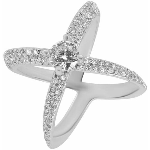 фото Кольцо бижутерное признание (бижутерный сплав, серебристый) 6-56484 otokodesign