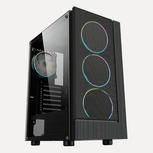 Изображение товара Корпус ATX Formula F-33RGB, Midi-Tower, без БП, черный