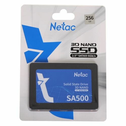 Твердотельный накопитель Netac SA500 256Gb SATA III NT01SA500-256-S3X
