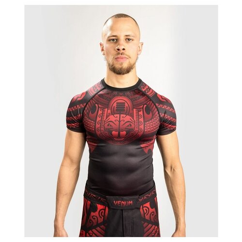 Рашгард Venum Nakahi Black/Red S/S (M)