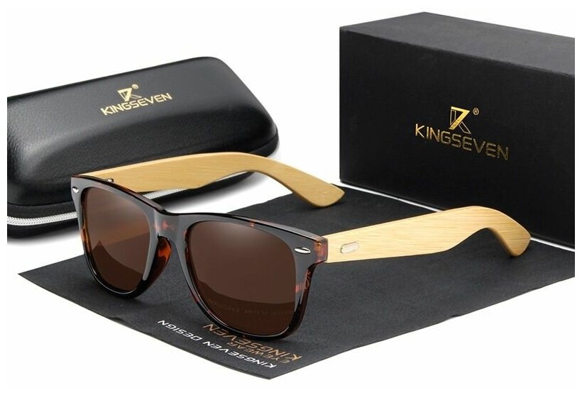 Солнцезащитные очки KINGSEVEN 5777_Leopard_Brown 