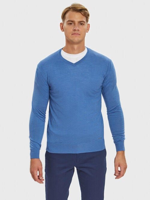 Пуловер KANZLER, размер S, голубой