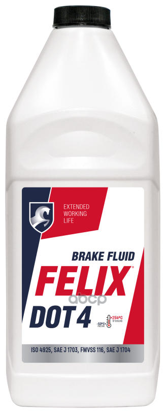 Жидкость Тормозная Felix Brake Fluid Dot4 910 Г 430130006 Felix арт. 430130006