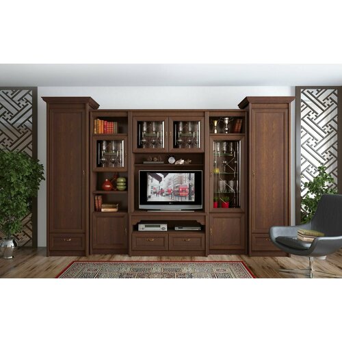 Гостиная Флоренция Дуб Оксфорд 3