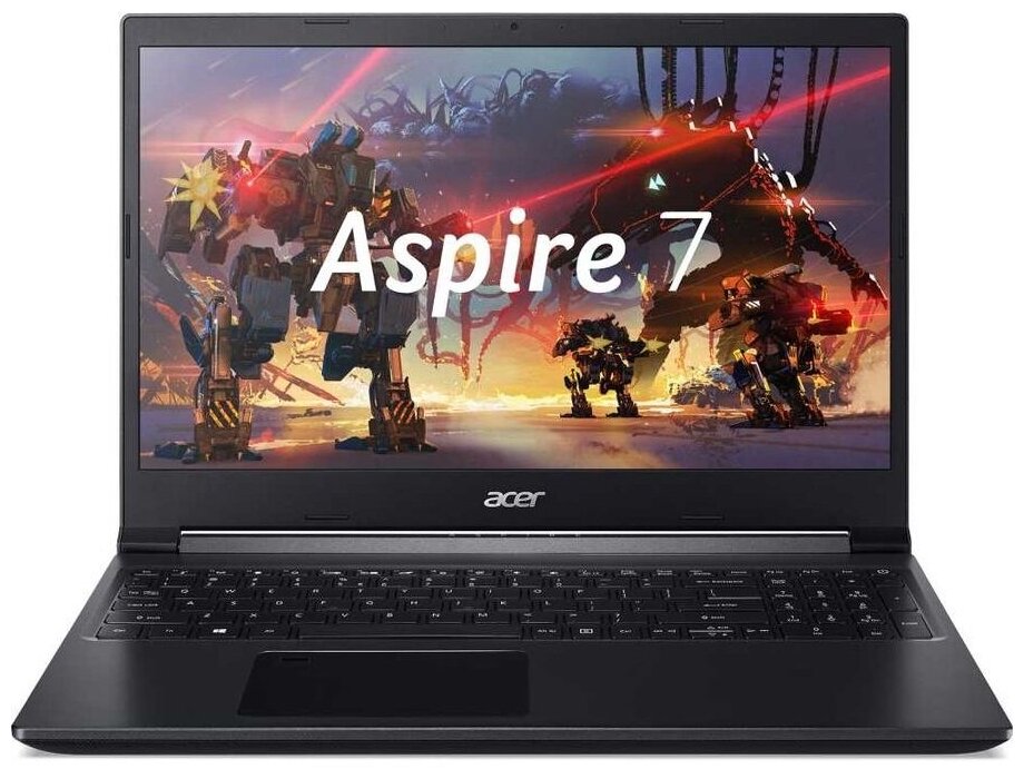 Ноутбук Acer Aspire 7 A715-42G-R76W 15.6" FHD IPS/AMD Ryzen 7 5700U/16GB/512GB SSD/GeForce RTX 3050 4Gb/NoOS/NoODD/черный (NH.QE5ER.001)