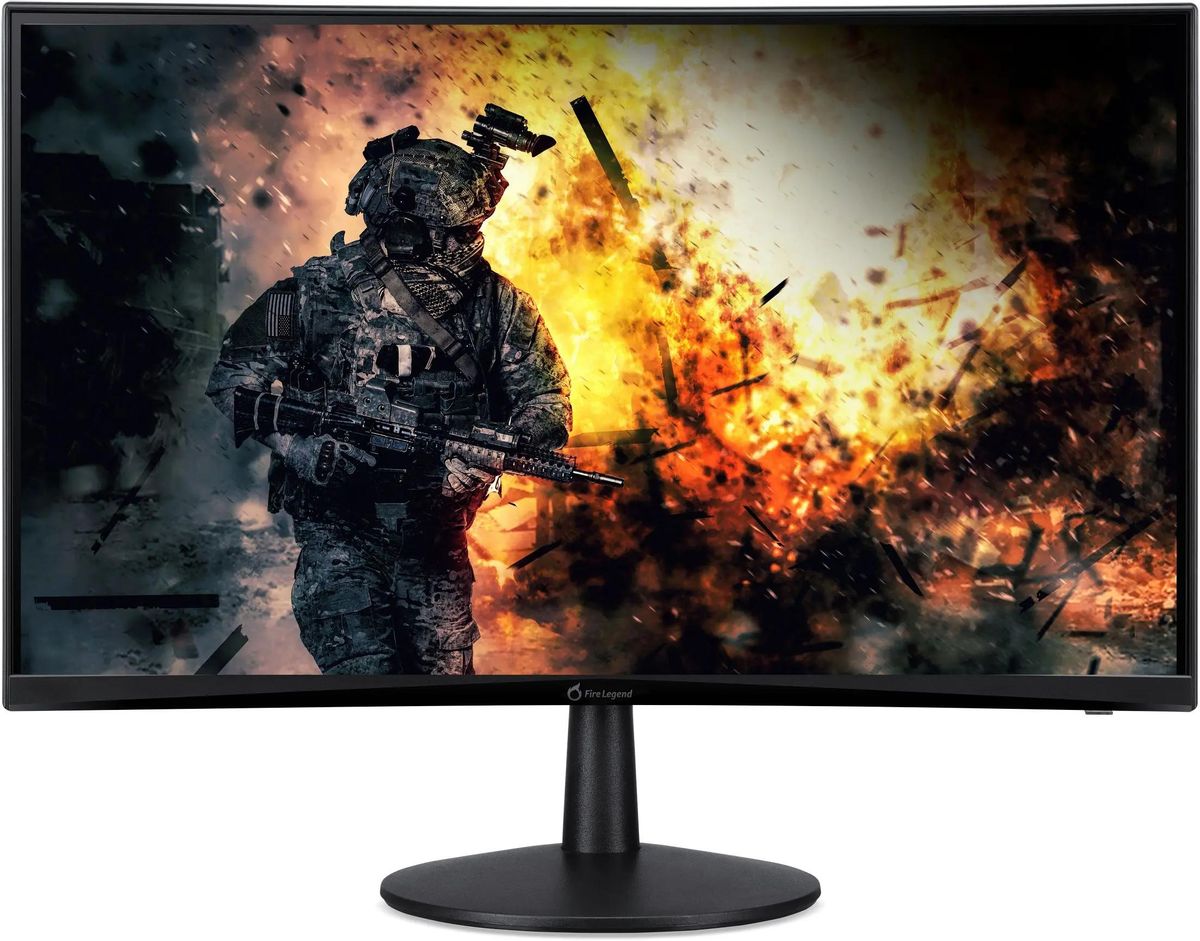 Монитор Aopen 23.6" 24HC5QRSbmiipx черный VA LED 1ms 16:9 HDMI M/M матовая 250cd 178гр/178гр 1920x1080 165Hz FreeSync Premium DP FHD USB 4кг