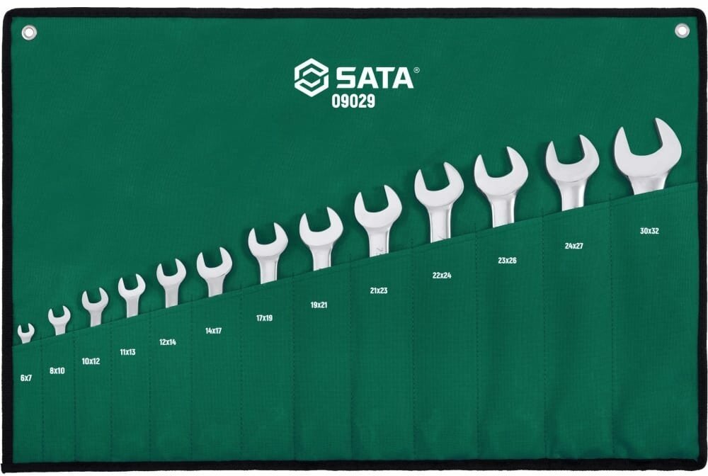 Набор рожковых ключей Sata Metric