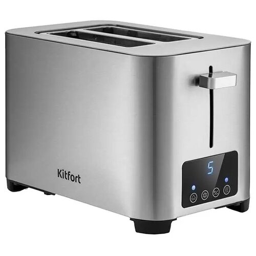 Тостер Kitfort KT-2048, серебристый тостер kitfort kt 2049 серебристый