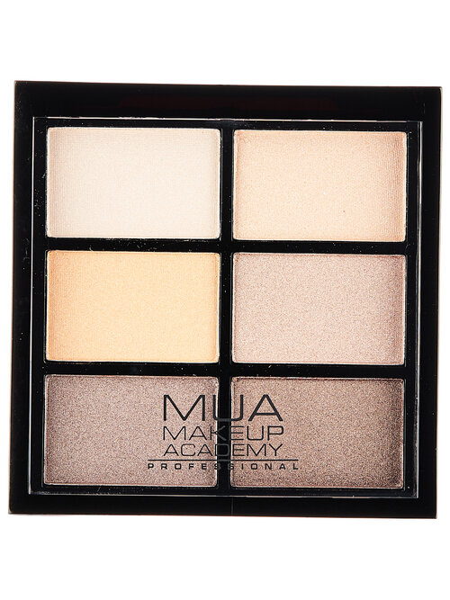 MUA Eyeshadow palette 6 оттенков, 12 г