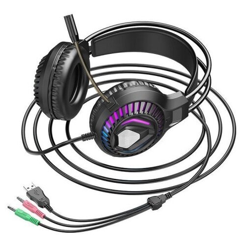 Проводные наушники Hoco ESD12 черный 175600₽